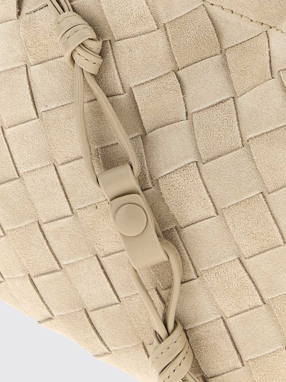 Bottega Veneta Women Bottega Veneta Intrecciato Suede Leather Mini Bag BOTTEGA VENETA