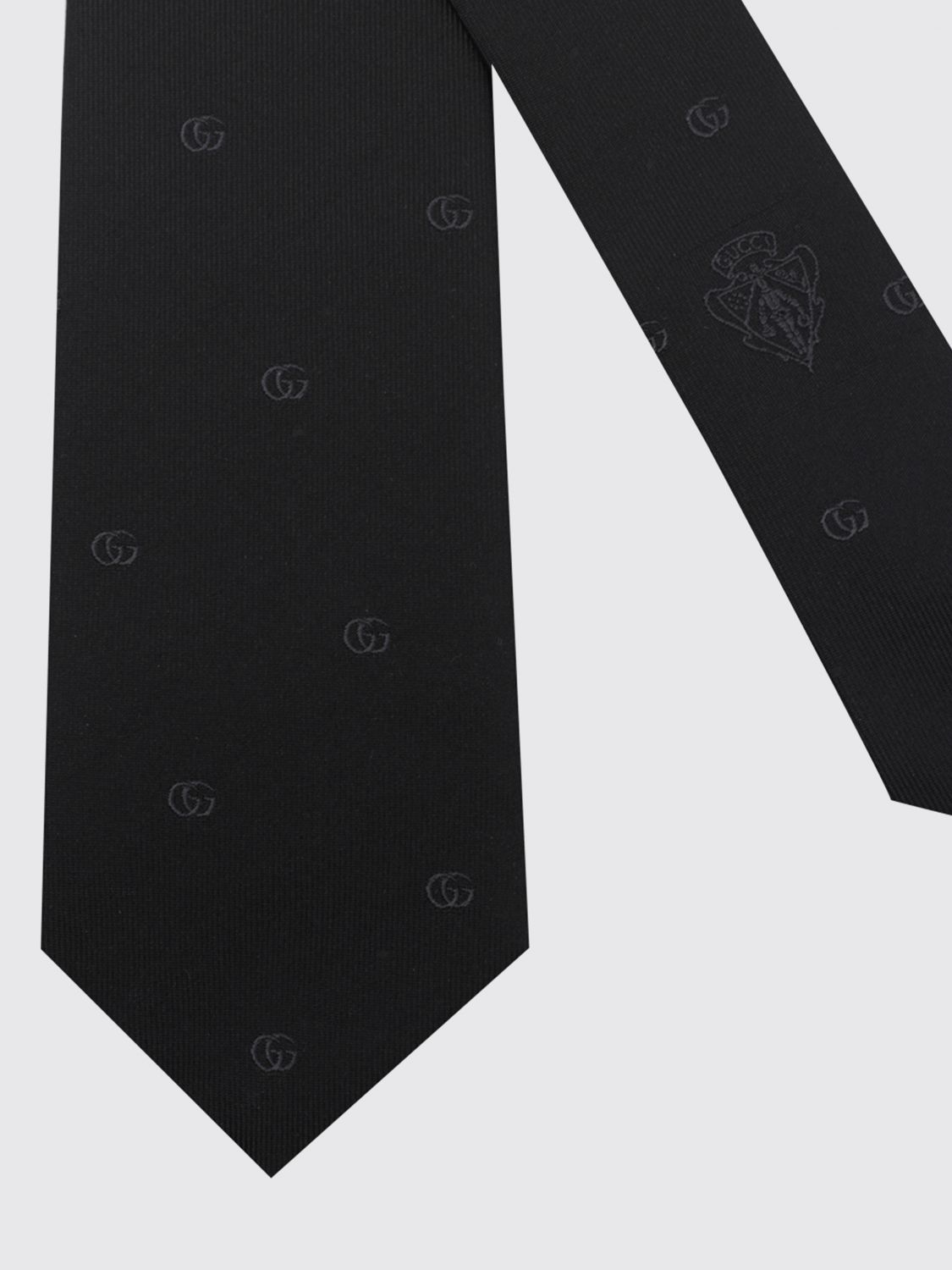 Gucci Men Gucci Gg Monogram Silk Tie GUCCI