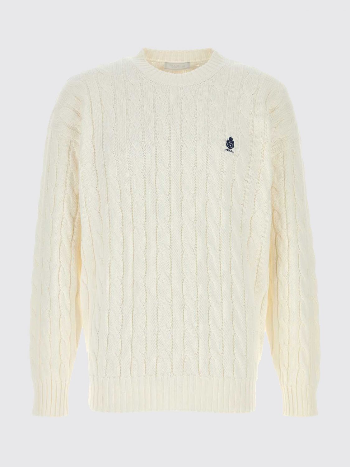 Prada Sweater Men White PRADA