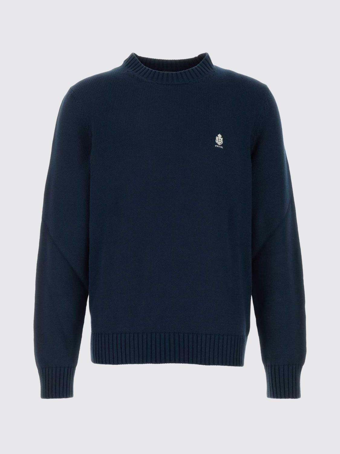 Prada Sweater Men Blue PRADA