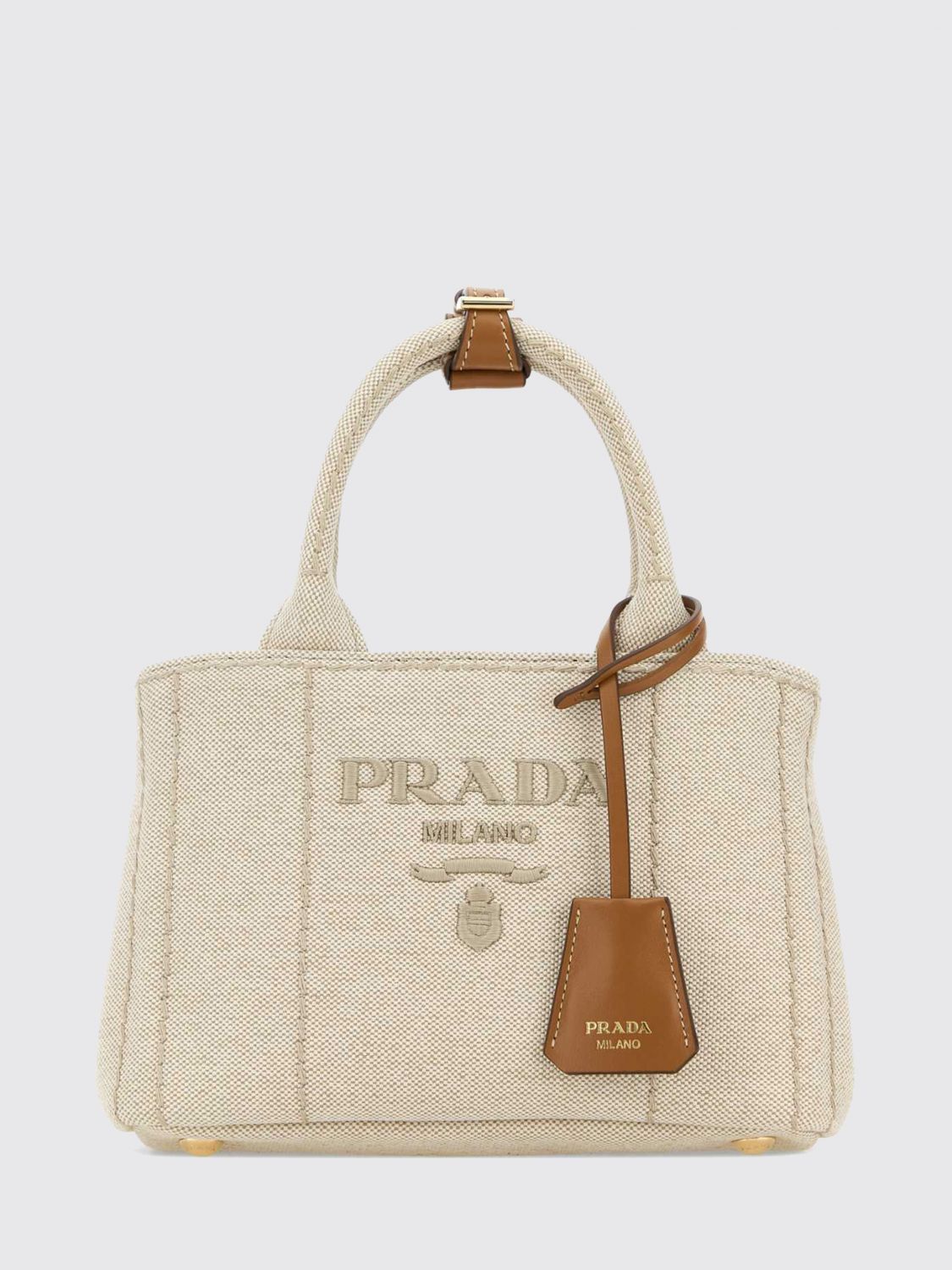 Prada Tote Bag Woman Natural PRADA