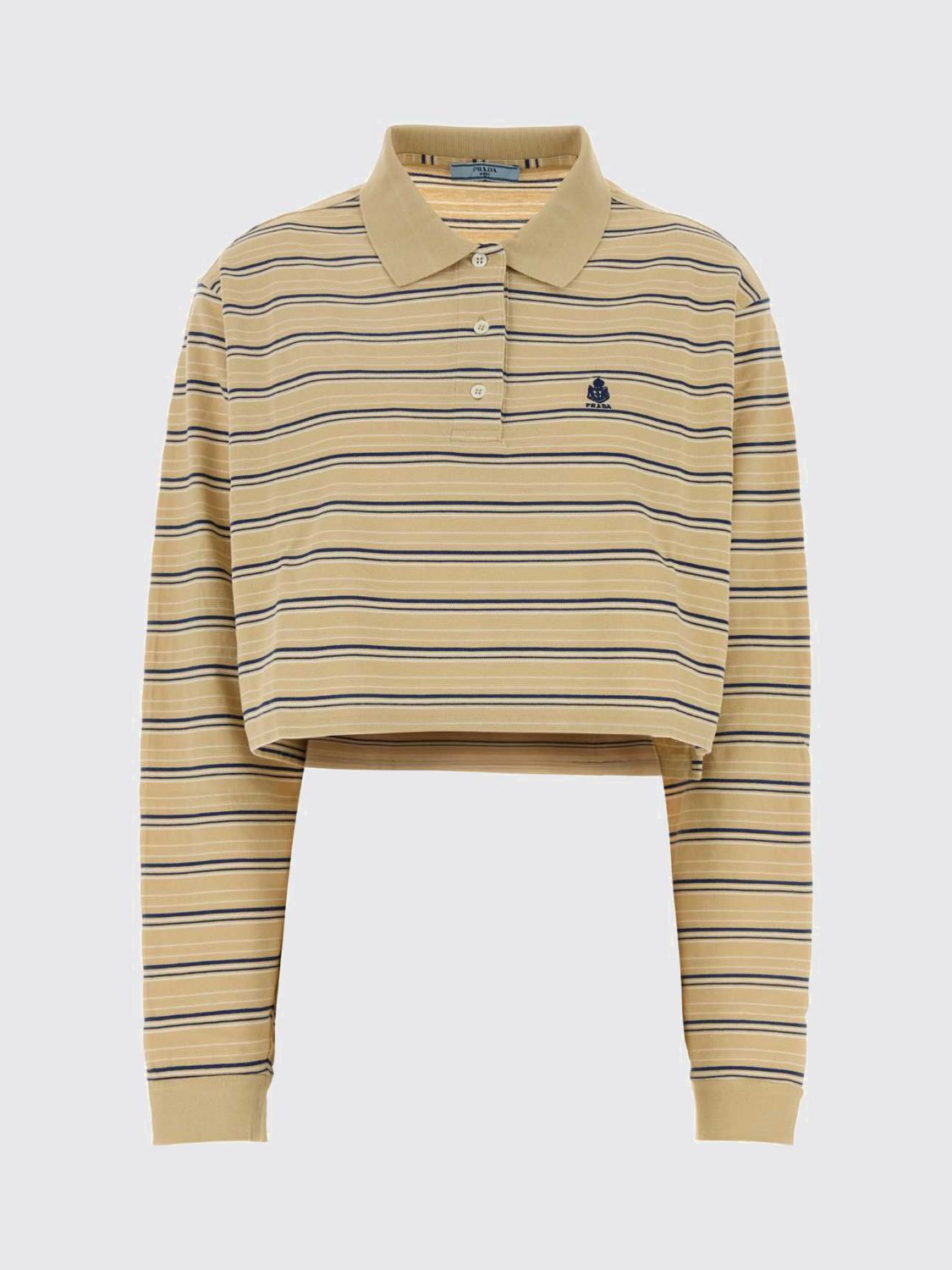 Prada Polo Shirt Woman Sand PRADA