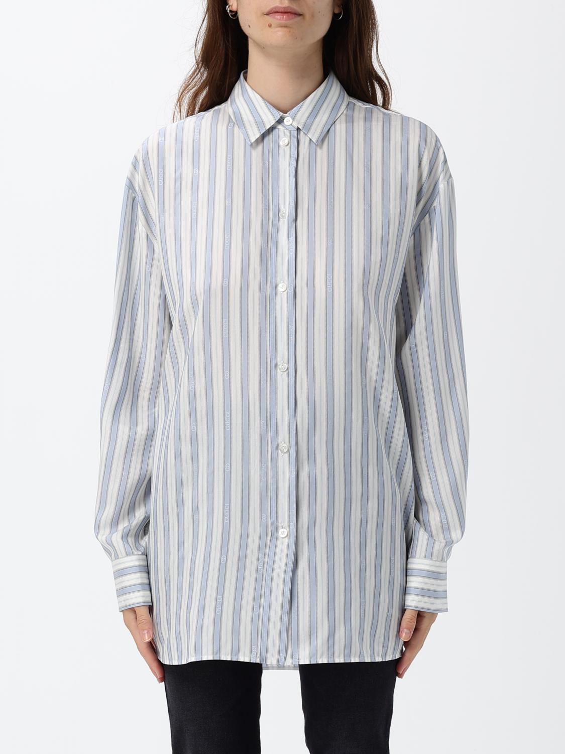 Gucci Shirt Woman Gnawed Blue GUCCI