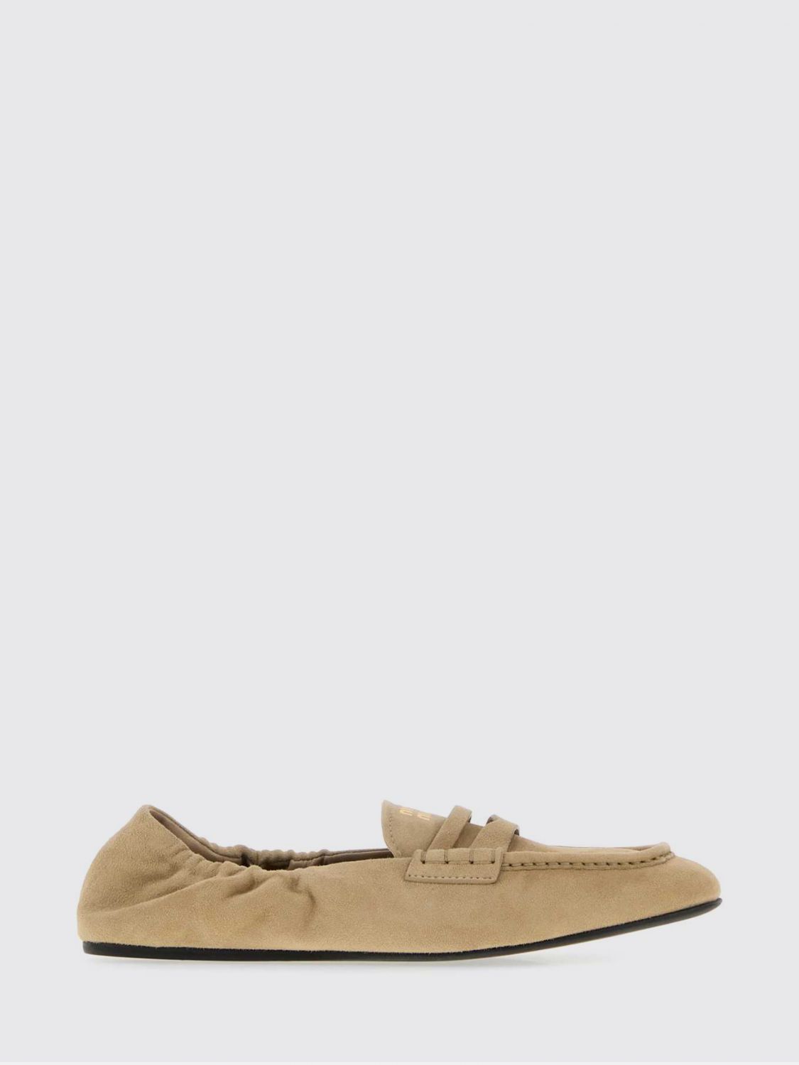 Miu Miu Loafer Woman Sand MIU MIU