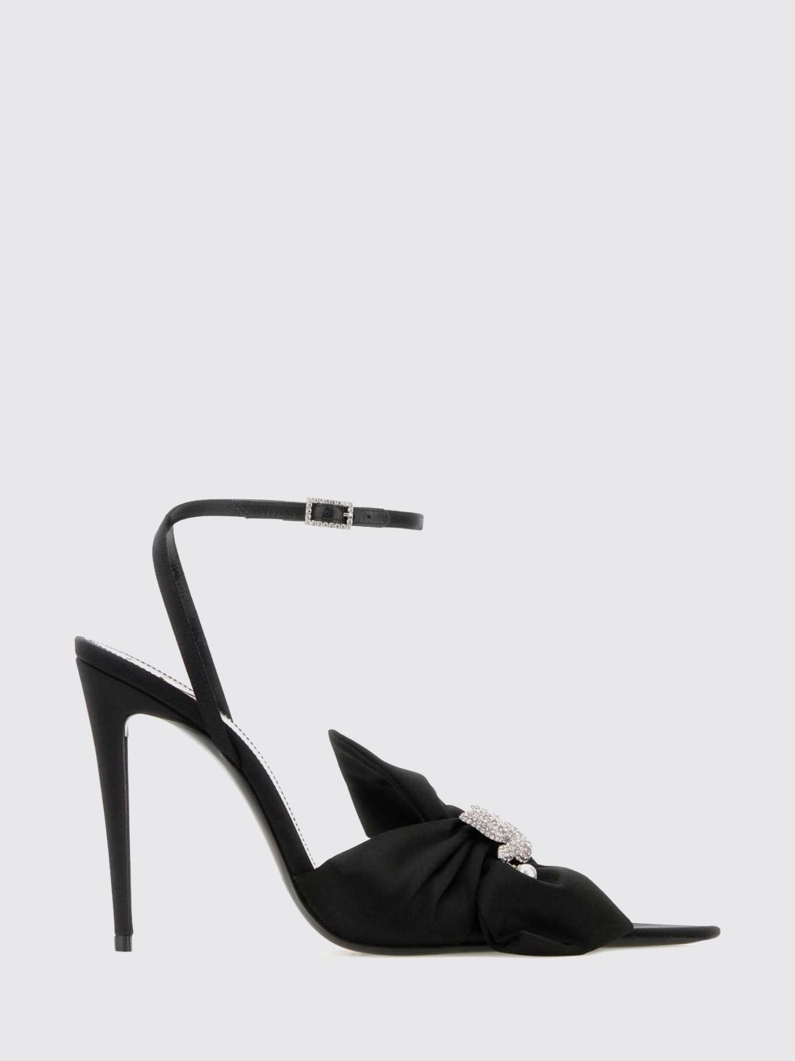 Saint Laurent Heeled Sandal Woman Black SAINT LAURENT