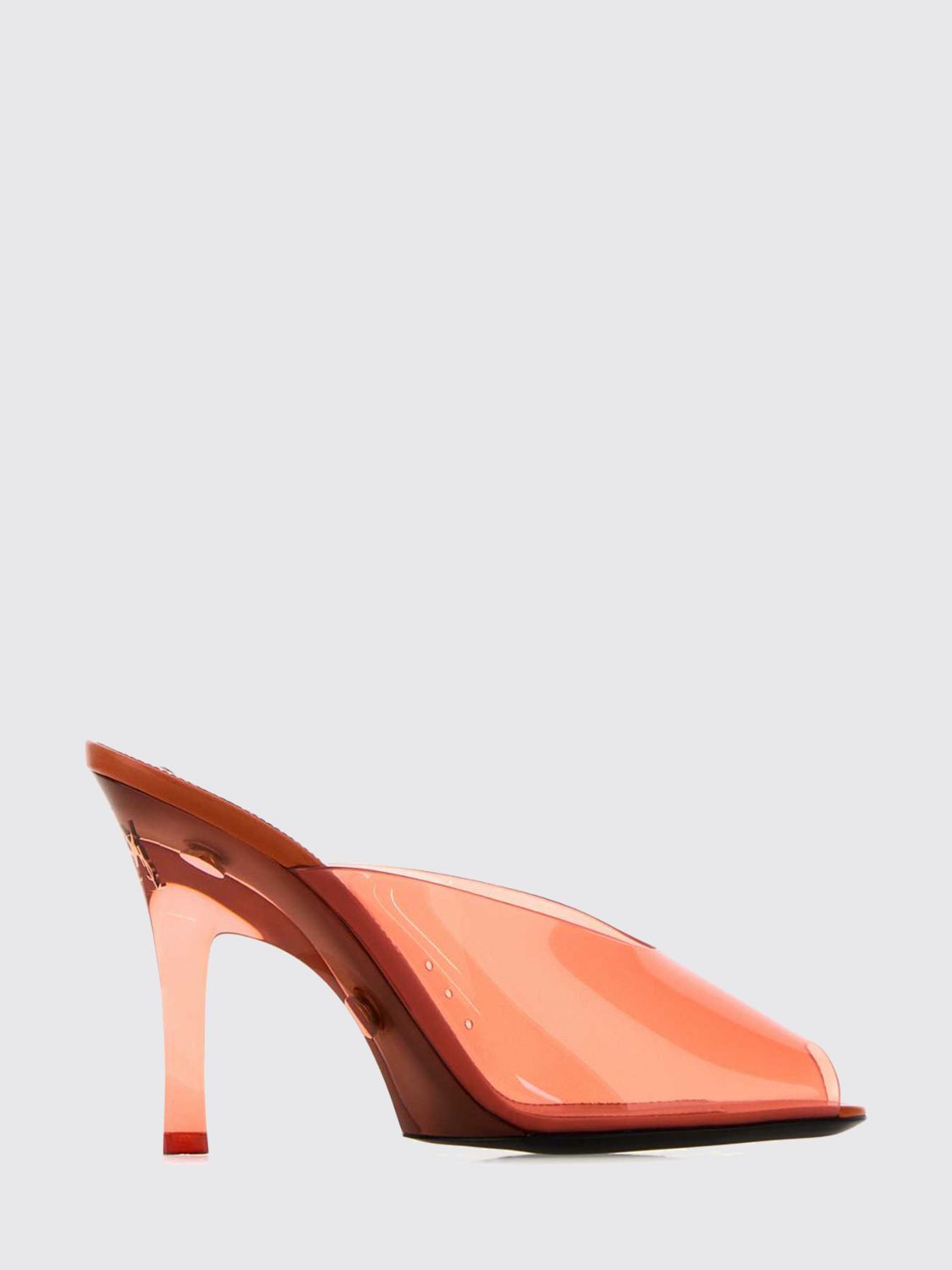 Saint Laurent Heeled Sandal Woman Orange SAINT LAURENT