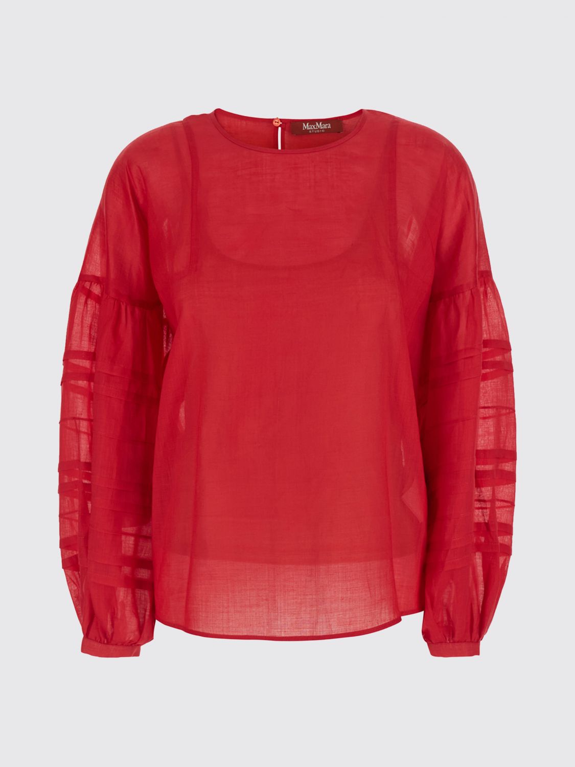 Max Mara Studio Top Woman Red MAX MARA STUDIO