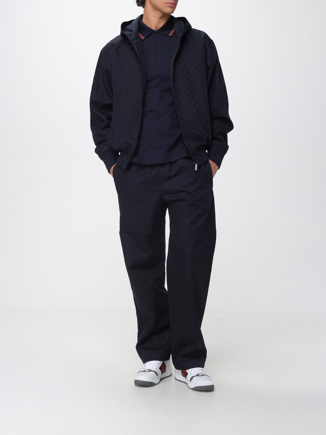 Gucci Short-Sleeved Cotton Polo With Web Detail And Contrast Trim GUCCI
