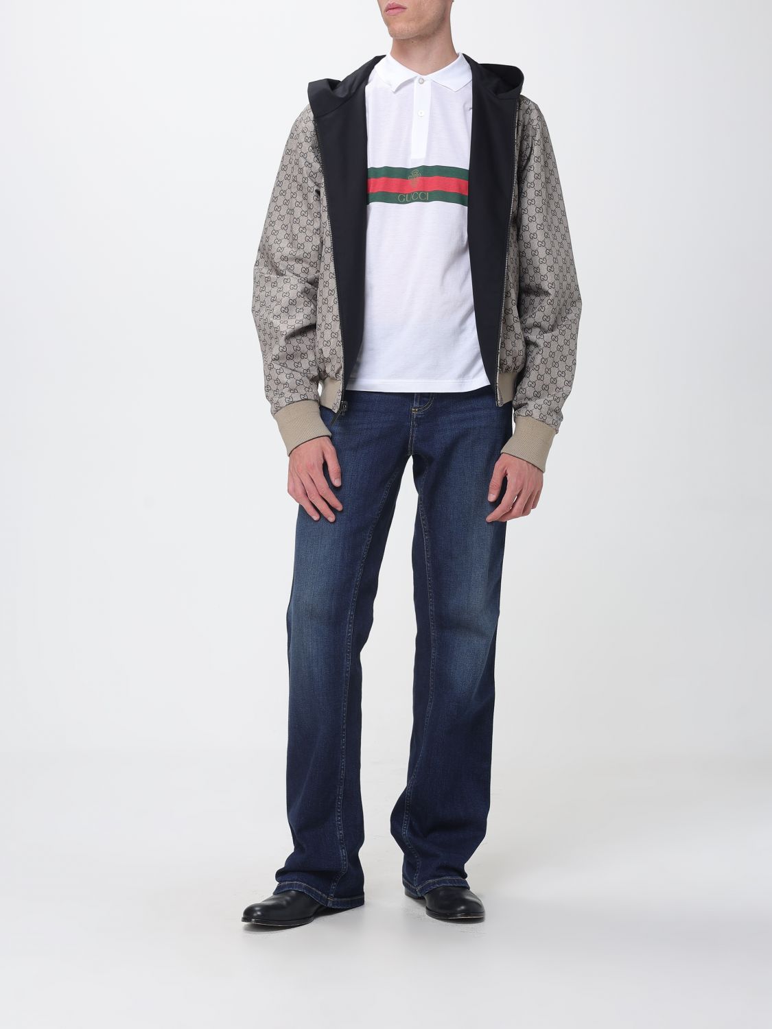Gucci Polo Shirt Men White GUCCI