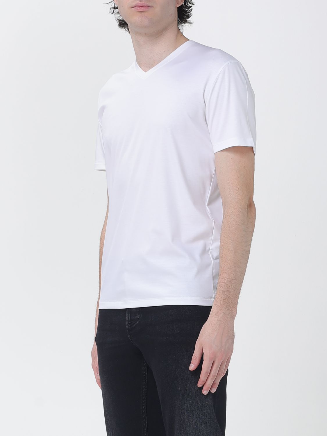 Gucci Men Gucci Slim-Fit Cotton V-Neck T-Shirt GUCCI