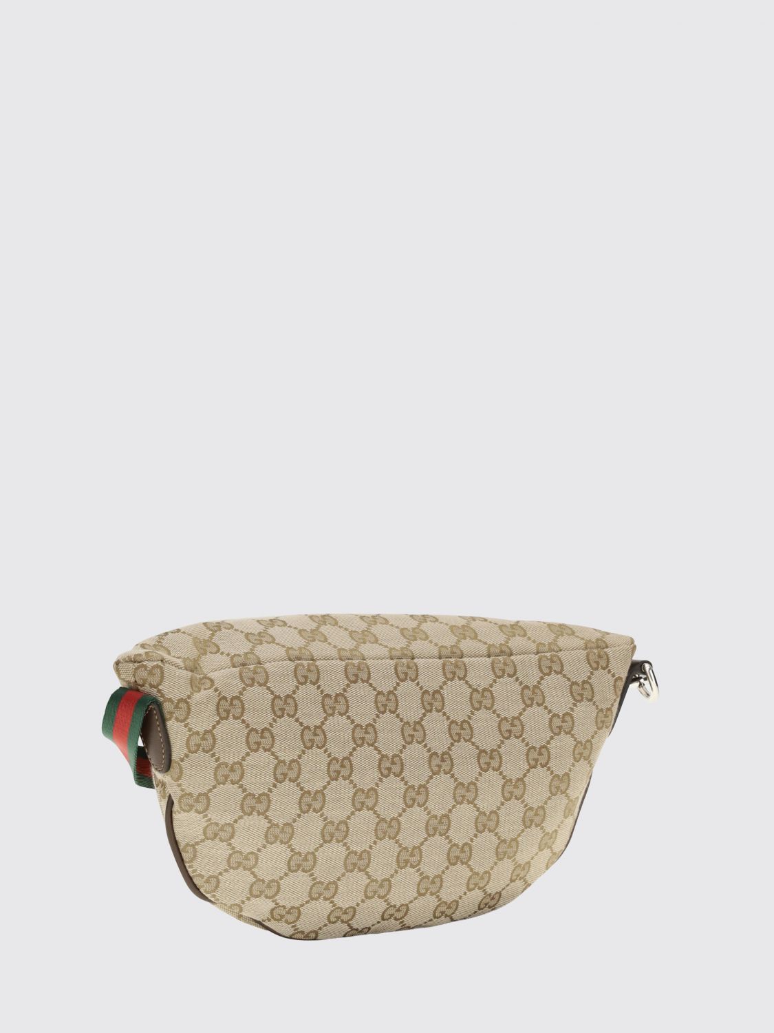 Gucci Men Gucci Gg Monogram Jacquard Fabric Bum Bag With Logo Strap GUCCI