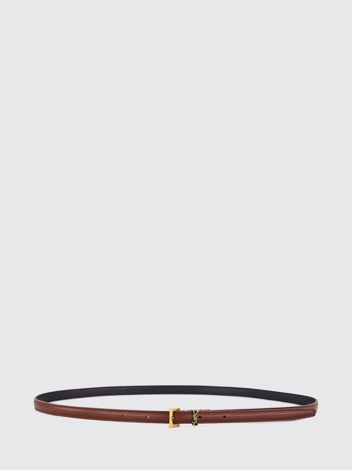Saint Laurent Belt Woman Brown SAINT LAURENT
