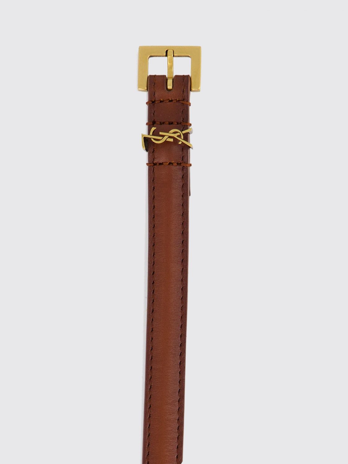 Saint Laurent Belt Woman Brown SAINT LAURENT