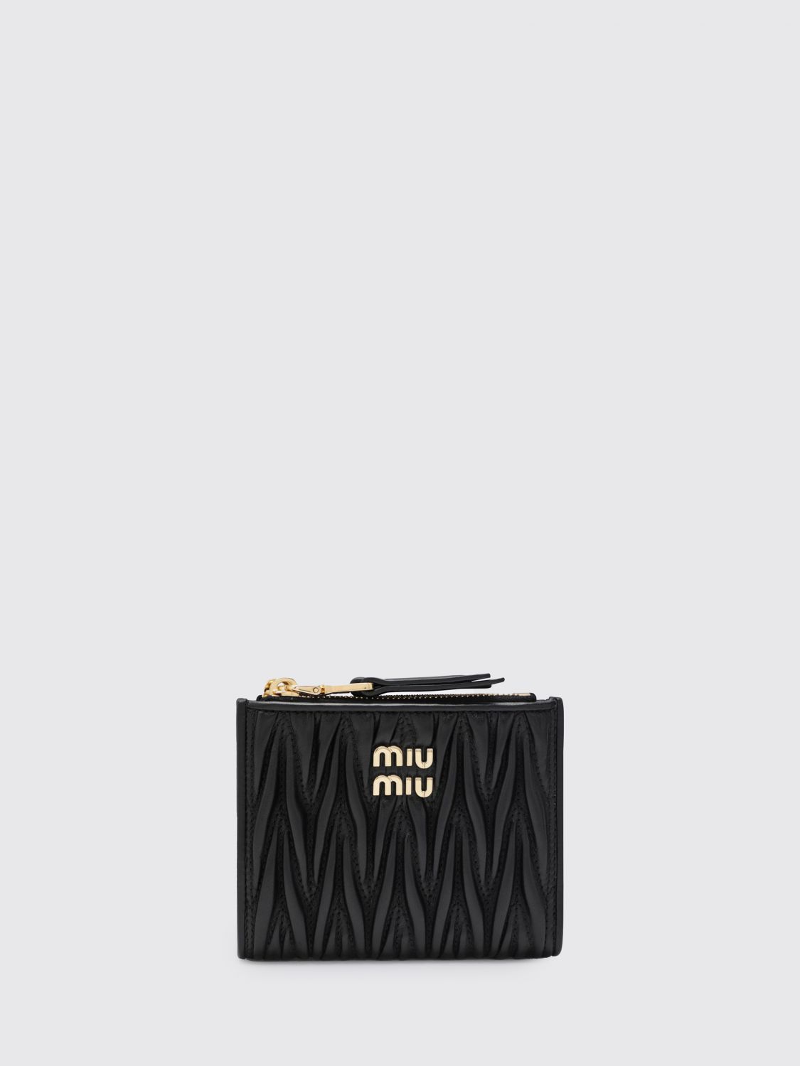 Miu Miu Wallet Woman Black MIU MIU