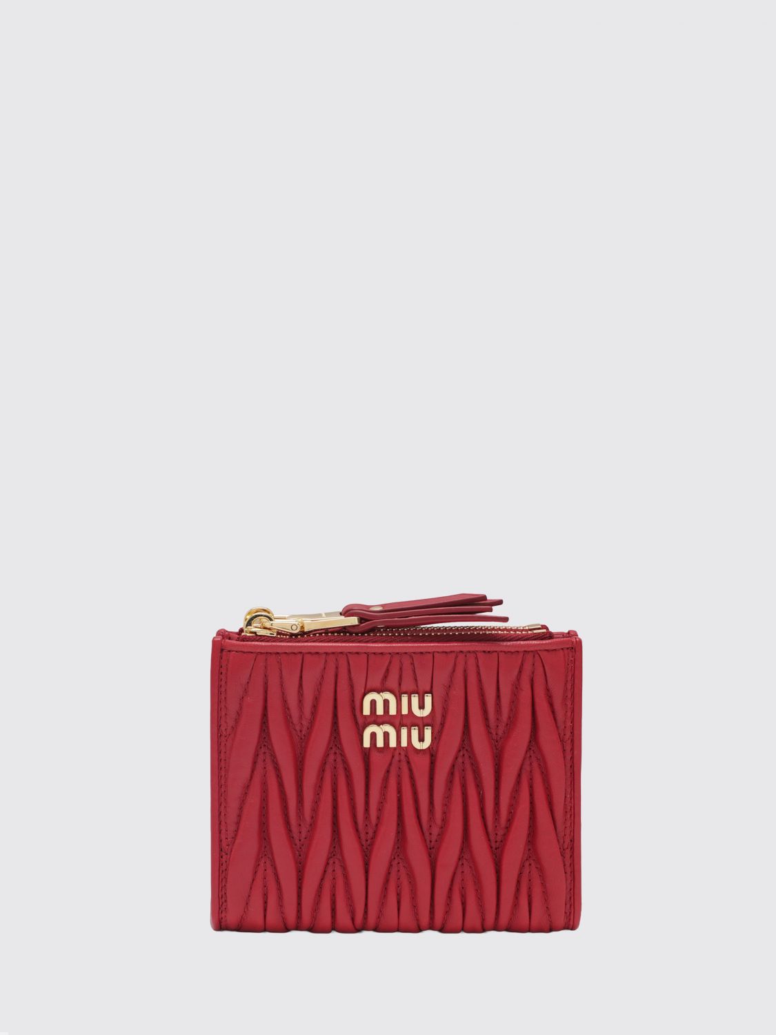 Miu Miu Wallet Woman Red MIU MIU