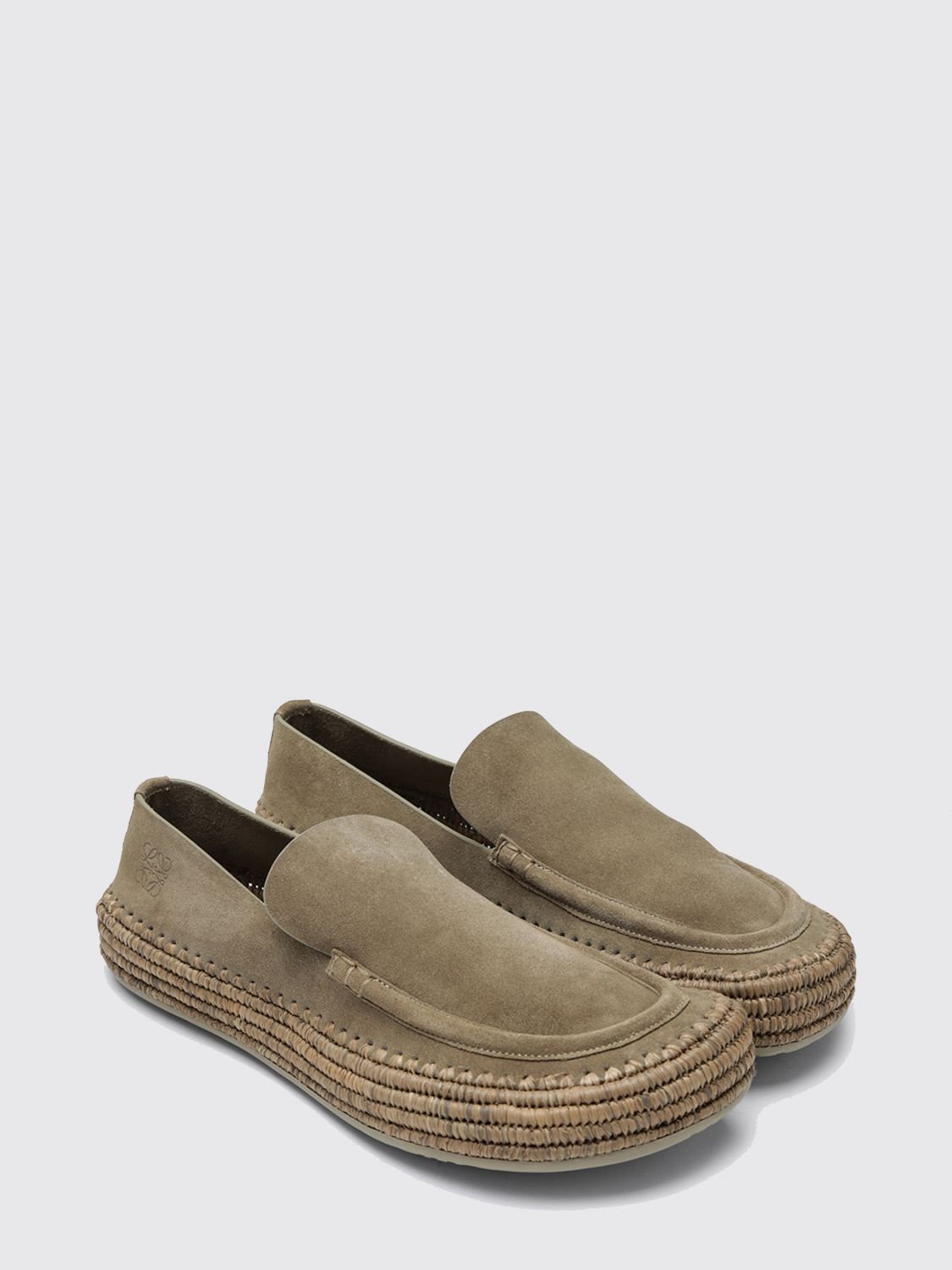 Loewe Loafers Men Grey LOEWE