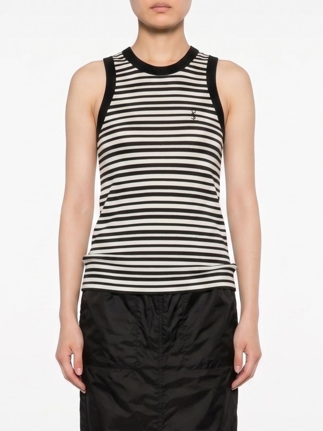 Saint Laurent Top Woman Black SAINT LAURENT