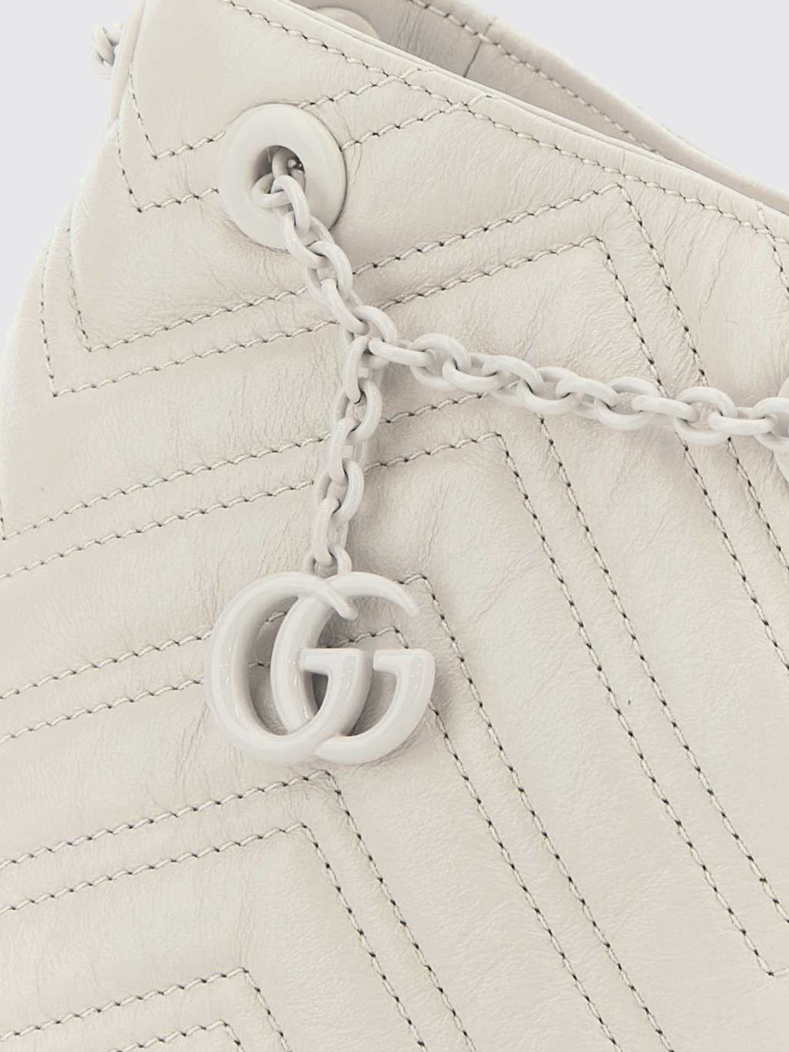 Gucci Women Gucci Women Gucci Gg Marmont Mini Chevron Matelasse Nappa Leather Bucket Bag GUCCI