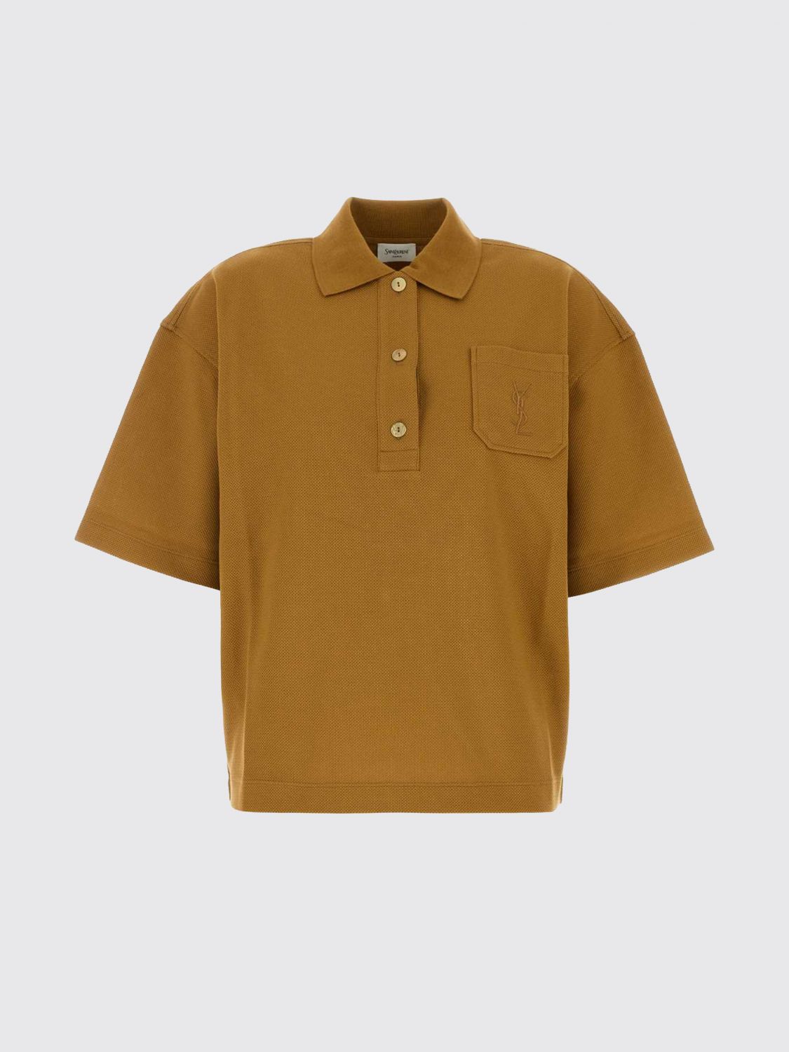 Saint Laurent Polo Shirt Woman Honey SAINT LAURENT