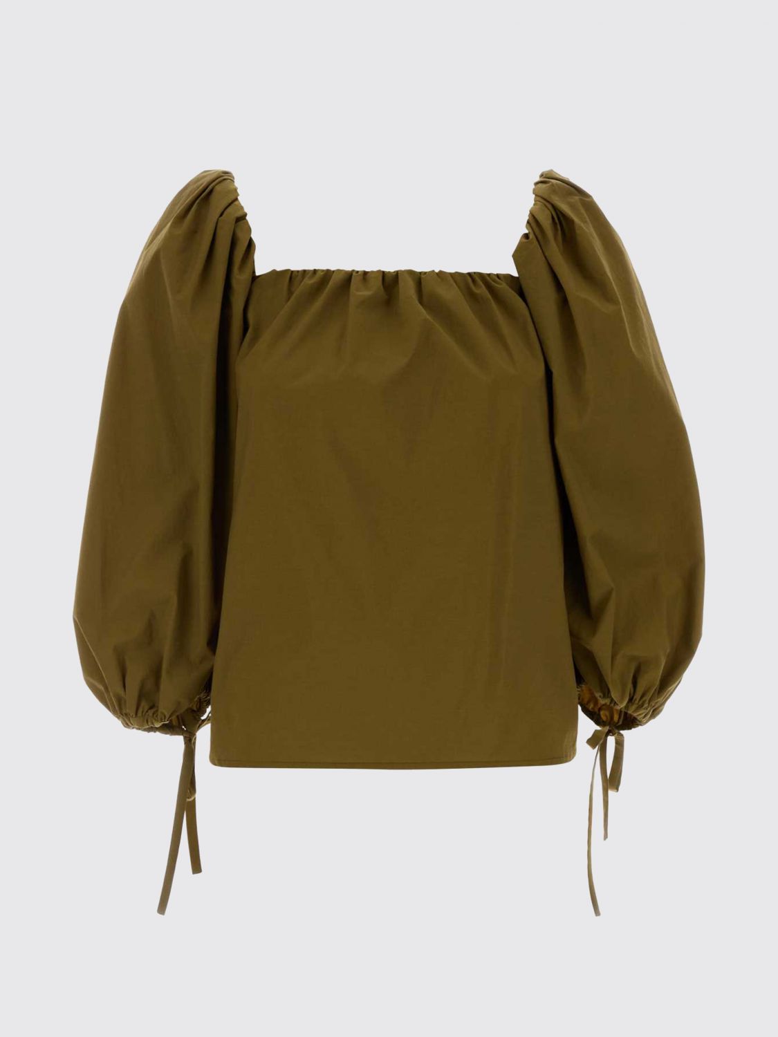 Saint Laurent Top Woman Brown SAINT LAURENT