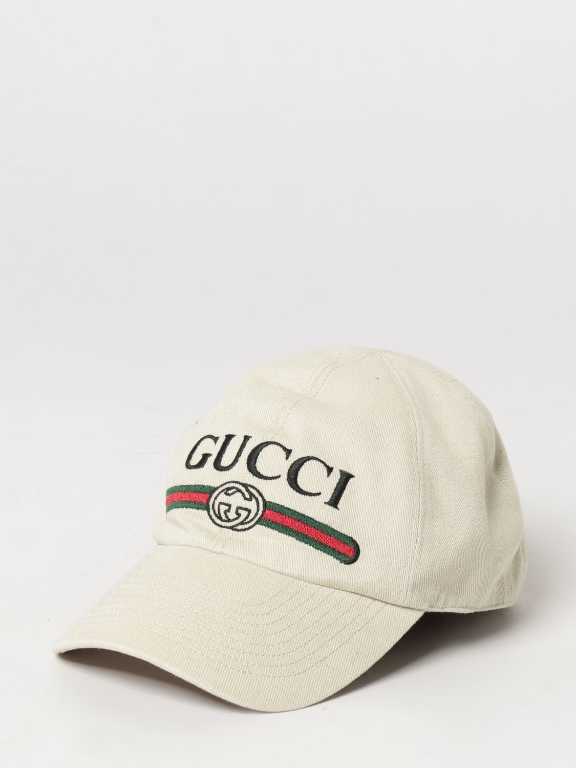 Gucci Hat Men Beige GUCCI