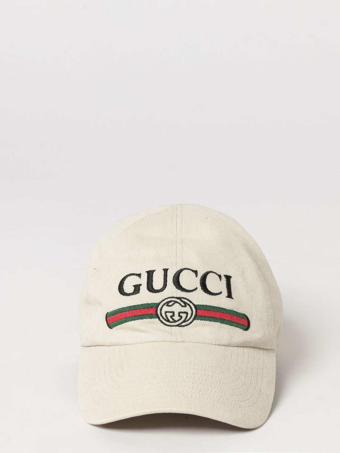 Gucci Hat Men Beige GUCCI