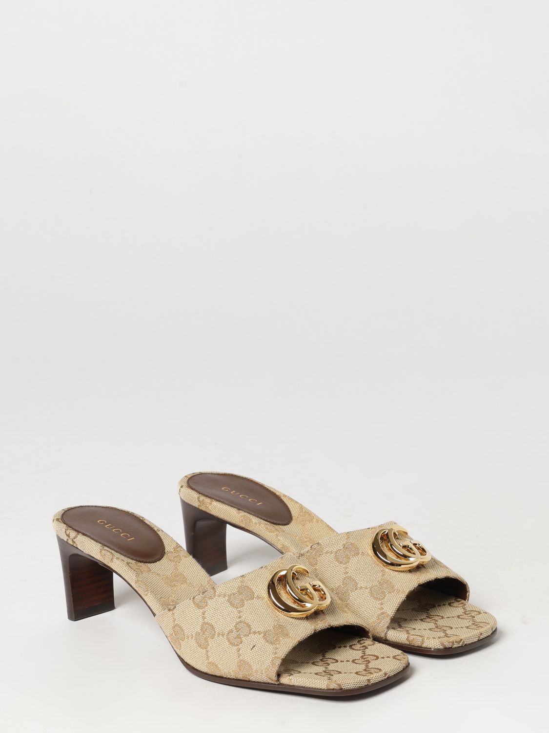 Gucci Heeled Sandal Woman Sand GUCCI