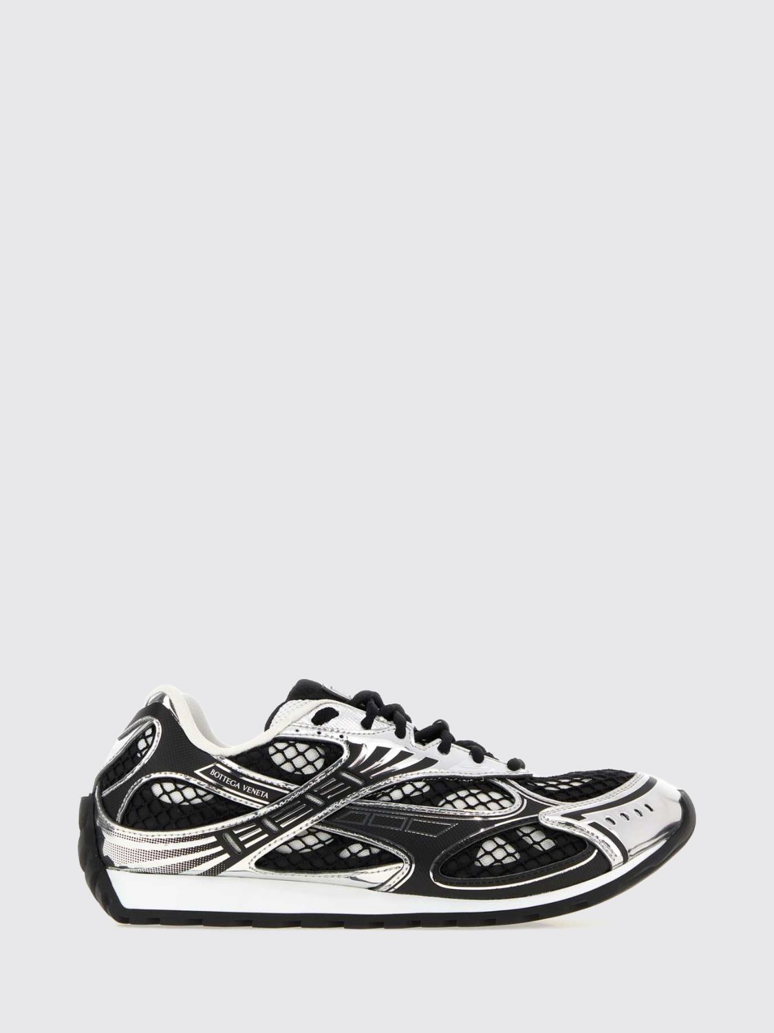 Bottega Veneta Men Orbit Bottega Veneta Technical Mesh Sneakers In A Bicolor Design BOTTEGA VENETA