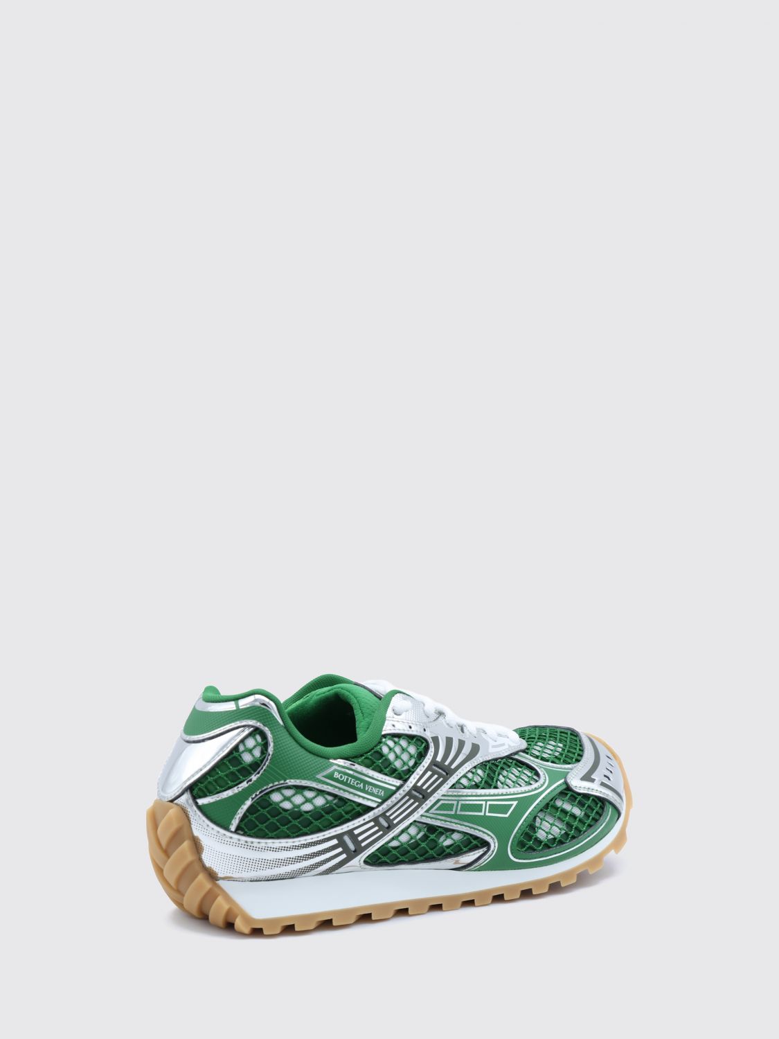 Bottega Veneta Men Orbit Bottega Veneta Technical Mesh Sneakers In A Bicolor Design BOTTEGA VENETA