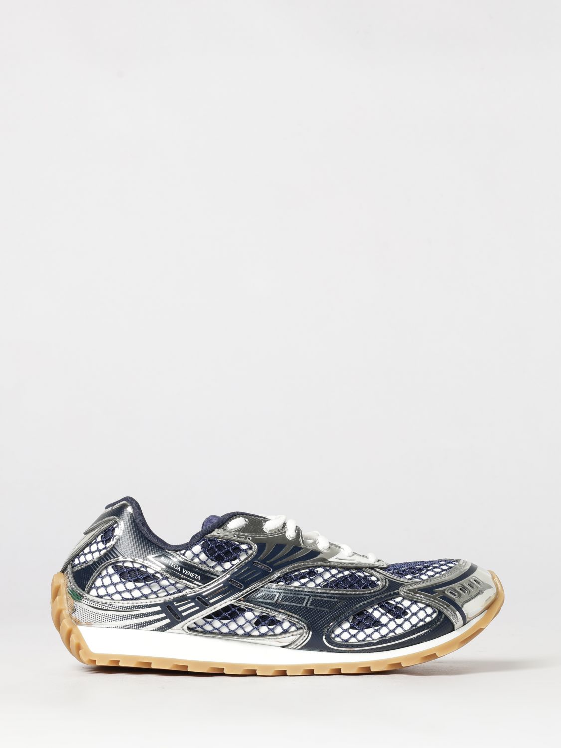 Bottega Veneta Men Orbit Bottega Veneta Technical Mesh Sneakers In A Bicolor Design BOTTEGA VENETA