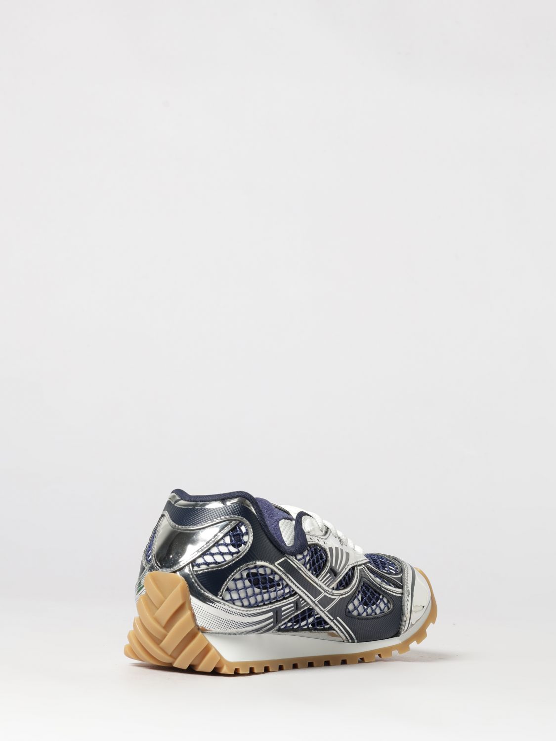 Bottega Veneta Men Orbit Bottega Veneta Technical Mesh Sneakers In A Bicolor Design BOTTEGA VENETA