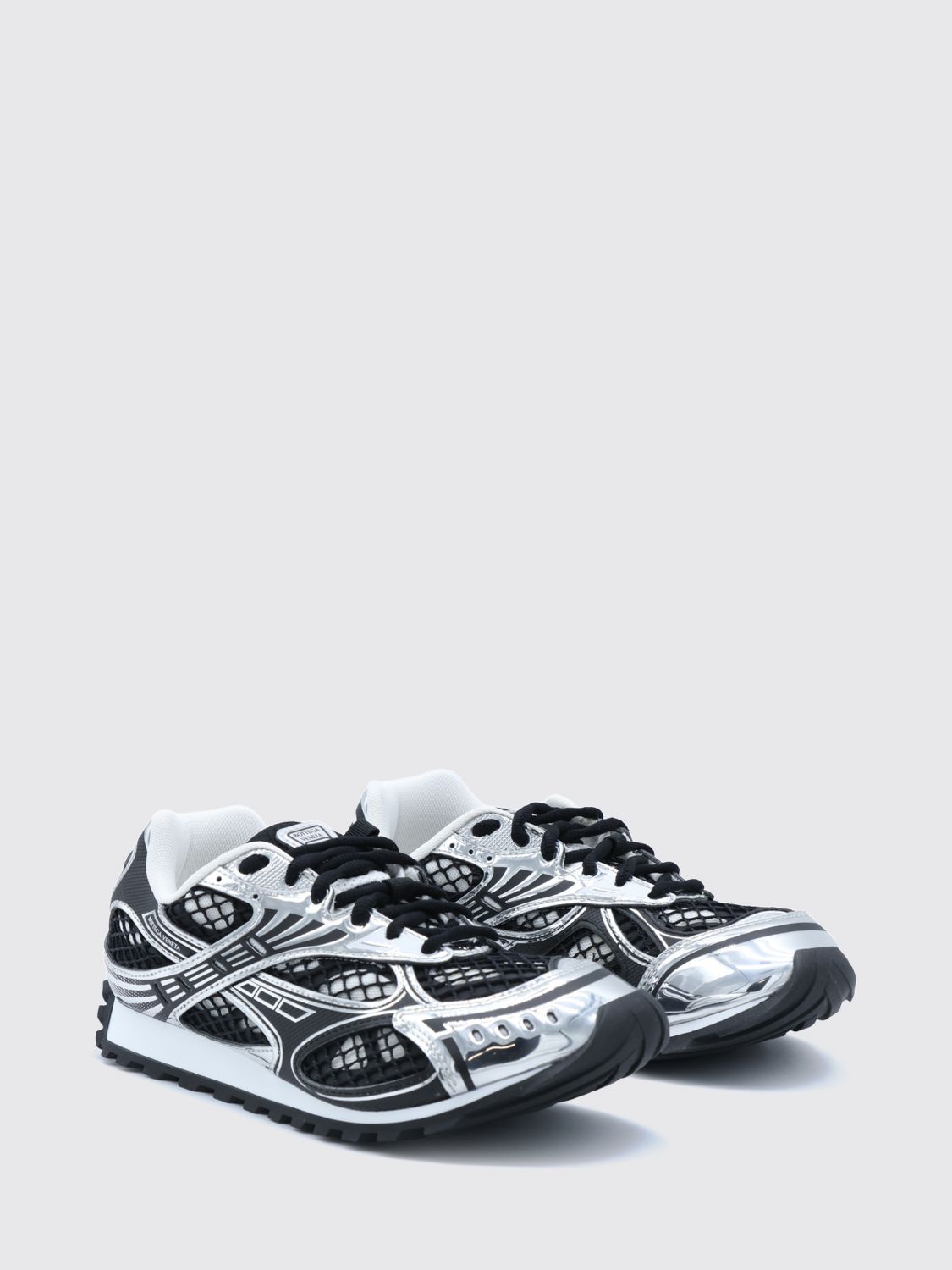 Bottega Veneta Women Orbit Bottega Veneta Technical Mesh Sneakers In A Bicolor Design BOTTEGA VENETA