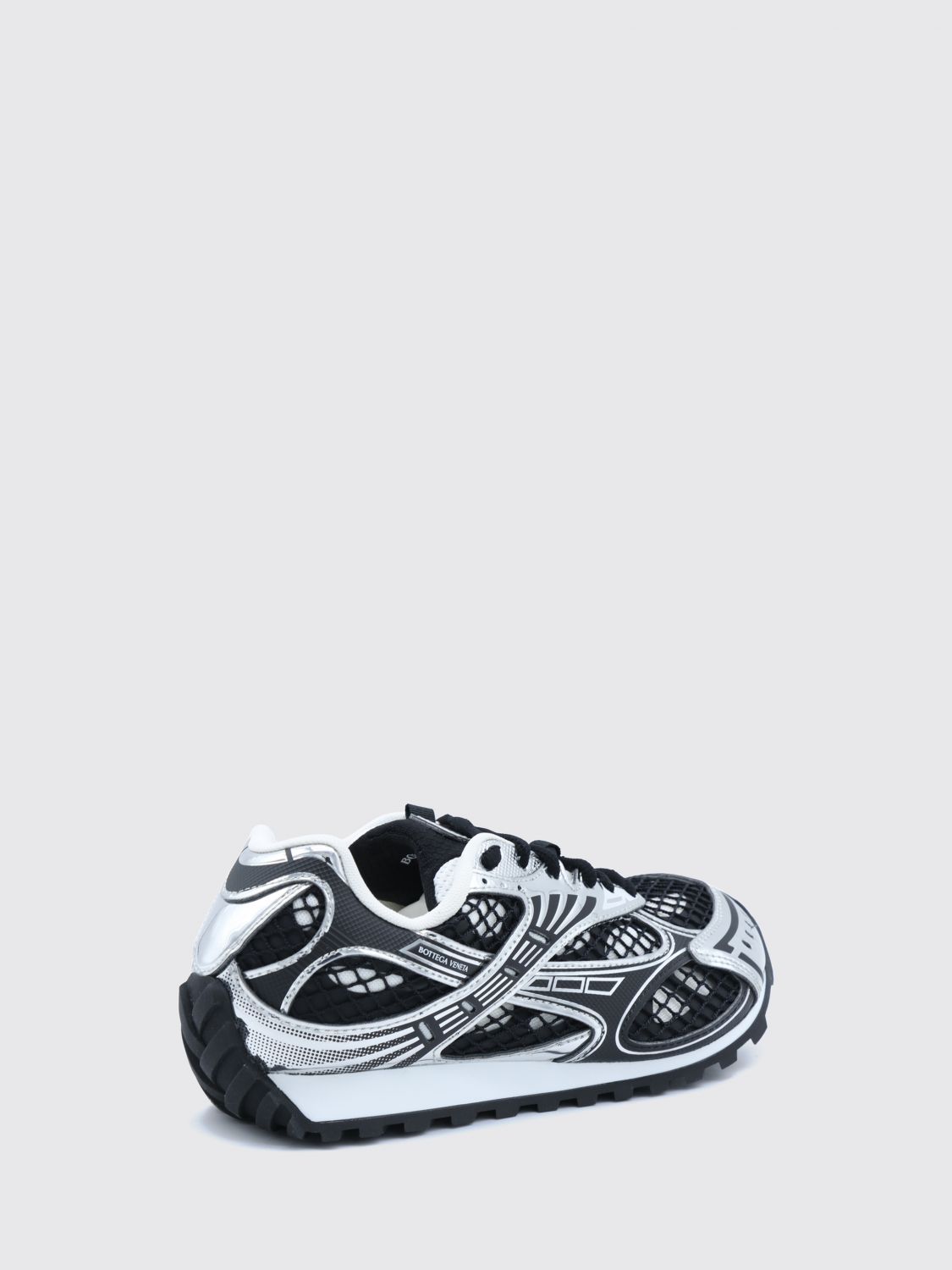 Bottega Veneta Women Orbit Bottega Veneta Technical Mesh Sneakers In A Bicolor Design BOTTEGA VENETA