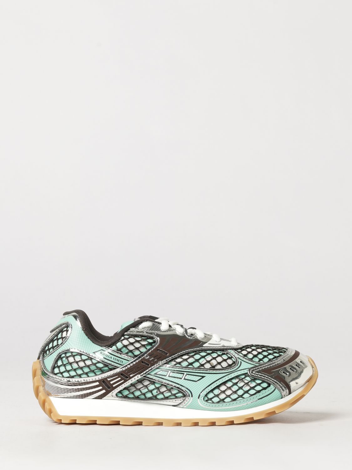 Bottega Veneta Women Orbit Bottega Veneta Technical Mesh Sneakers In A Bicolor Design BOTTEGA VENETA