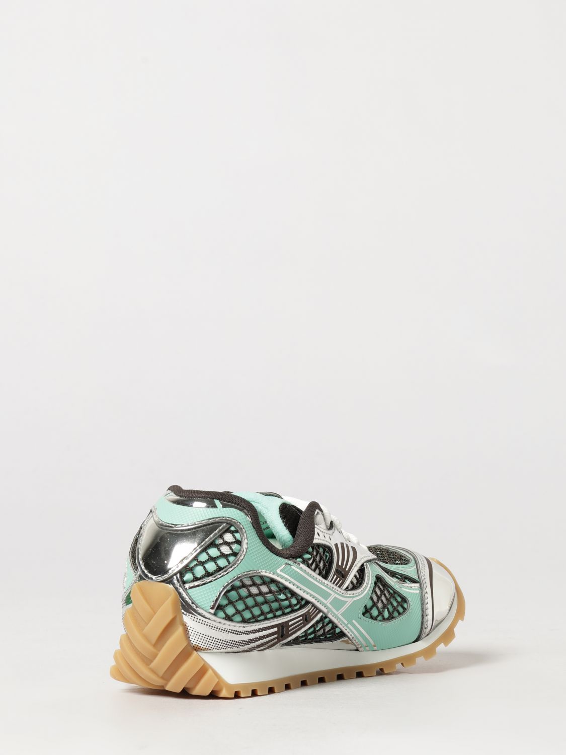 Bottega Veneta Women Orbit Bottega Veneta Technical Mesh Sneakers In A Bicolor Design BOTTEGA VENETA