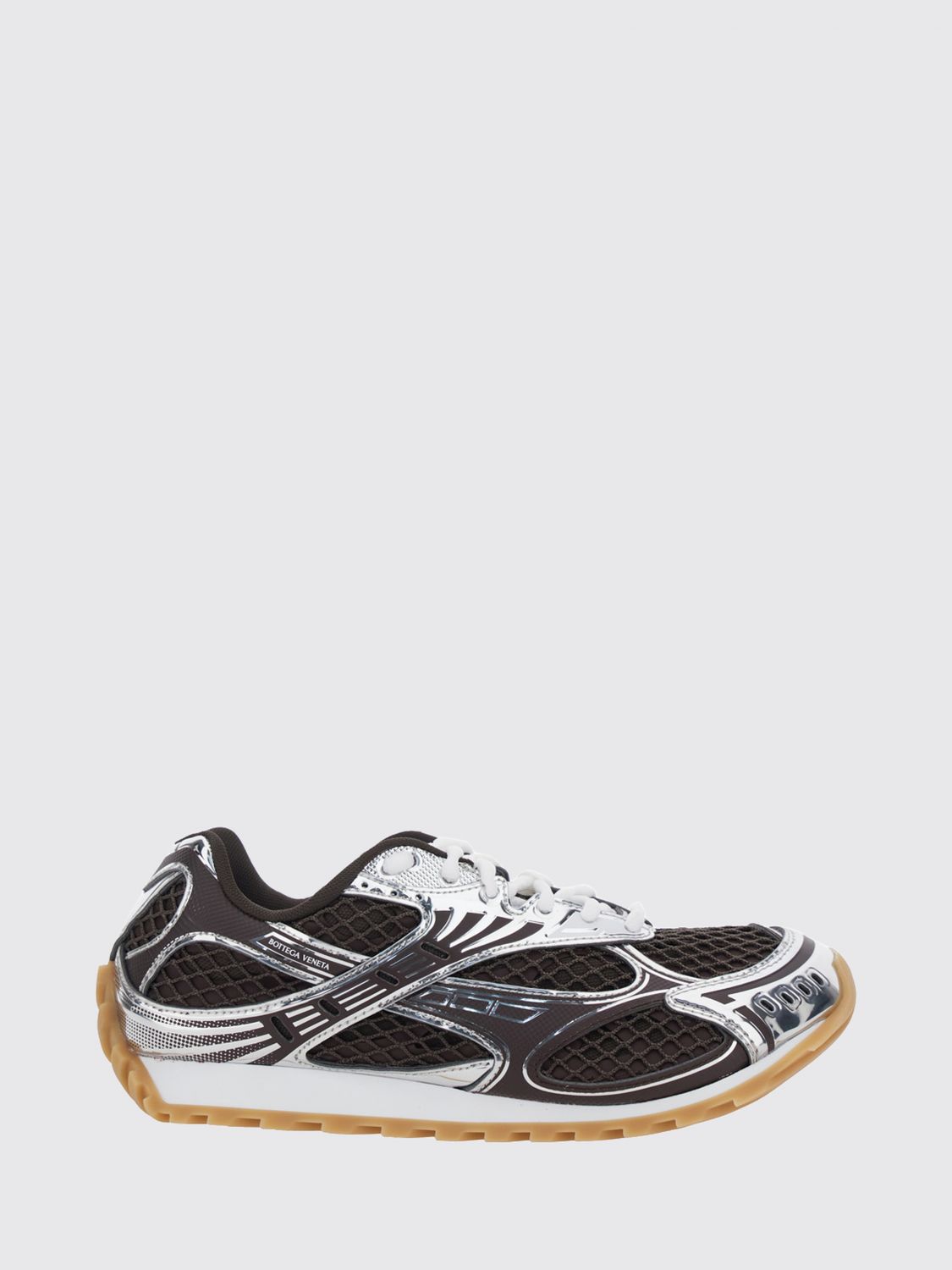 Bottega Veneta Women Orbit Bottega Veneta Technical Mesh Sneakers In A Bicolor Design BOTTEGA VENETA