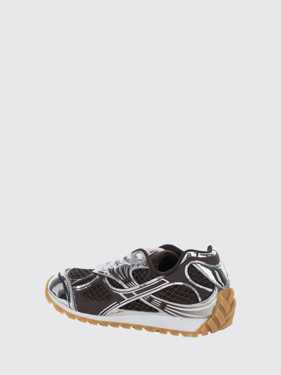 Bottega Veneta Women Orbit Bottega Veneta Technical Mesh Sneakers In A Bicolor Design BOTTEGA VENETA