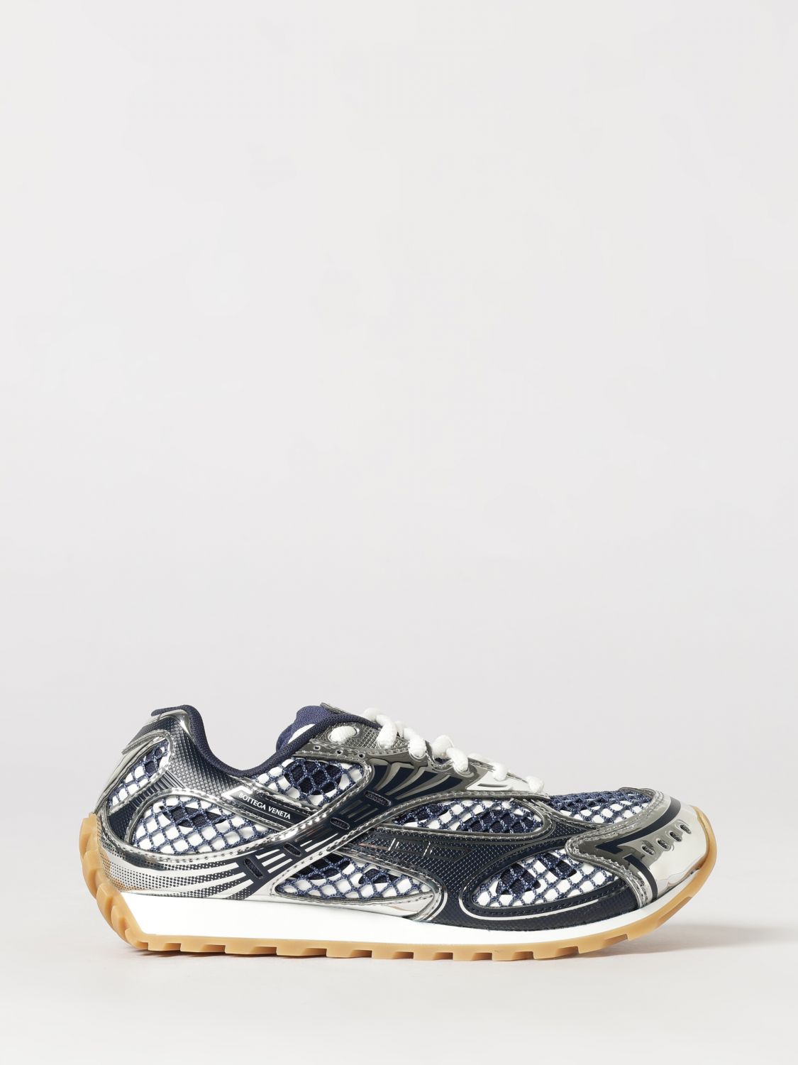 Bottega Veneta Women Orbit Bottega Veneta Technical Mesh Sneakers In A Bicolor Design
