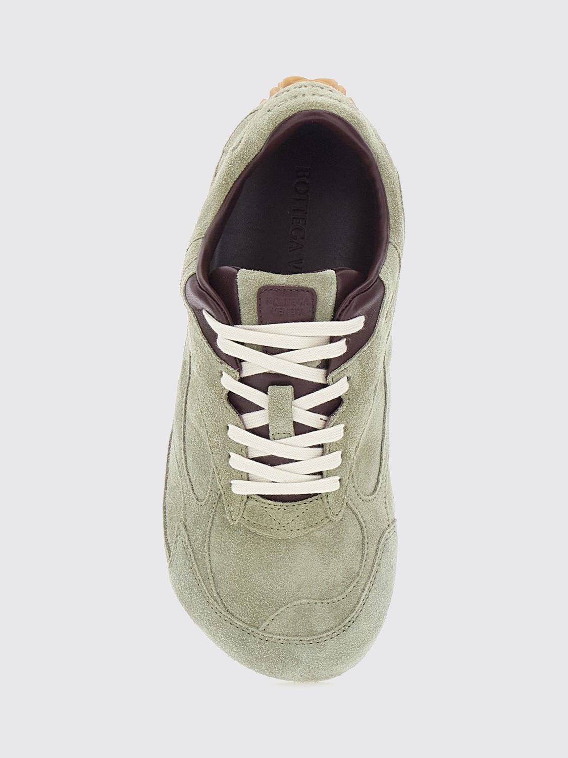 Bottega Veneta Women Bottega Veneta Orbit Flash Suede Sneakers With Notched Sole BOTTEGA VENETA