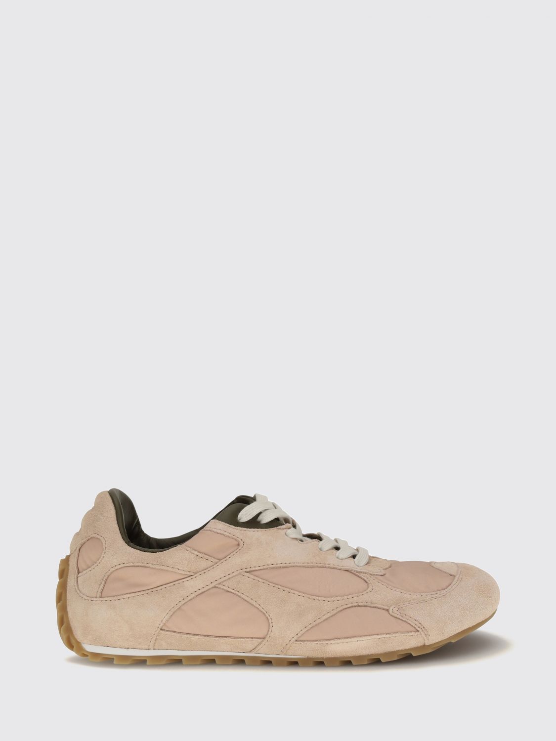 Bottega Veneta Women Bottega Veneta Orbit Suede And Nylon Sneakers With Notched Sole BOTTEGA VENETA