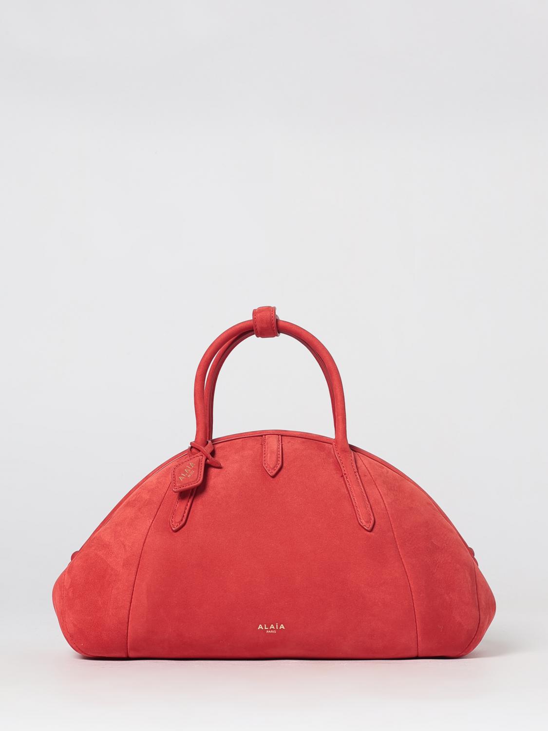 Alai�A Women Alaia Purse Calfskin Leather Handbag With Double Handle And Snap Closure ALAIA
