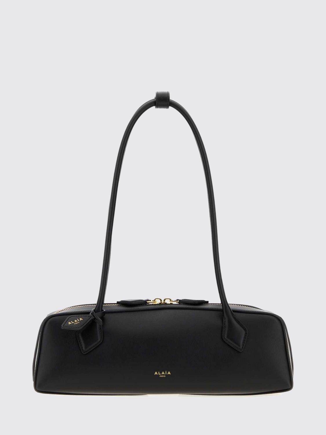 AlaiA Women Alaia Medium Le Teckel Leather Shoulder Bag With Tubular Double Handle ALAIA