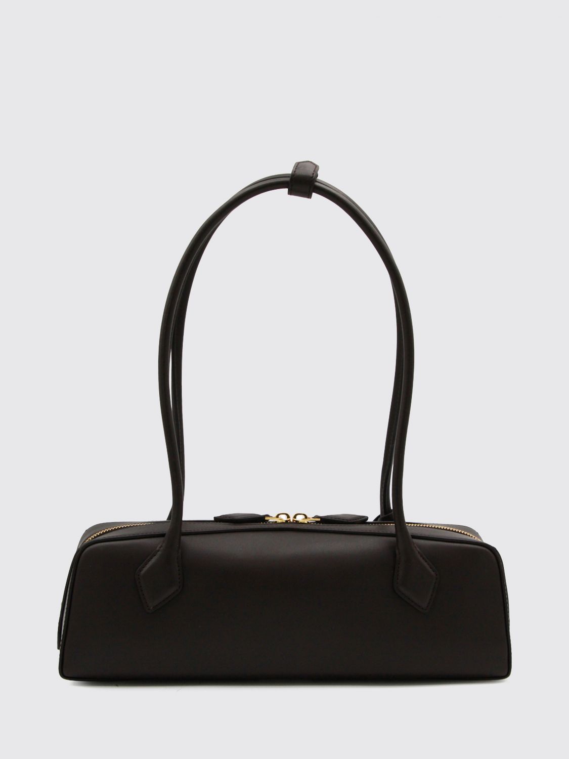 Alai�A Women Alaia Medium Le Teckel Leather Shoulder Bag With Tubular Double Handle ALAIA