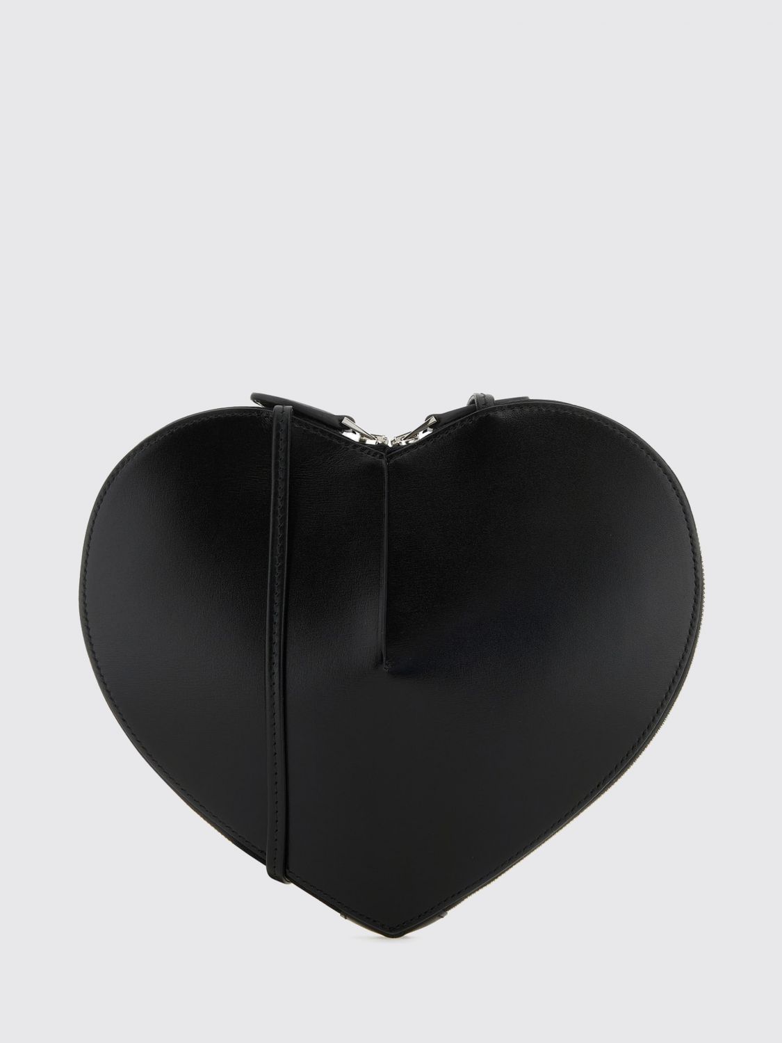 Alai�A Women Alaia Le Cœur Heart-Shaped Leather Crossbody Mini Bag With Zip Closure ALAIA