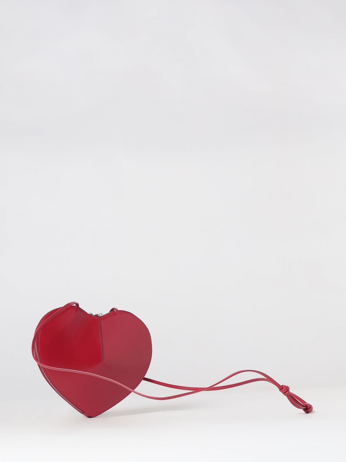 Alai�A Women Alaia Le Cœur Heart-Shaped Leather Crossbody Mini Bag With Zip Closure ALAIA