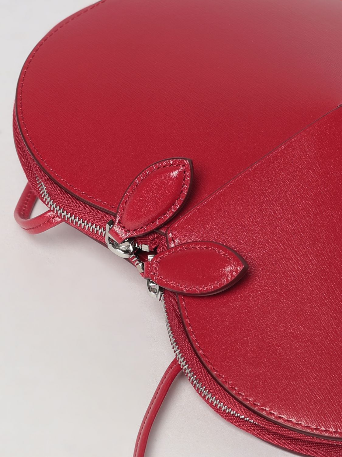 Alai�A Women Alaia Le Cœur Heart-Shaped Leather Crossbody Mini Bag With Zip Closure ALAIA