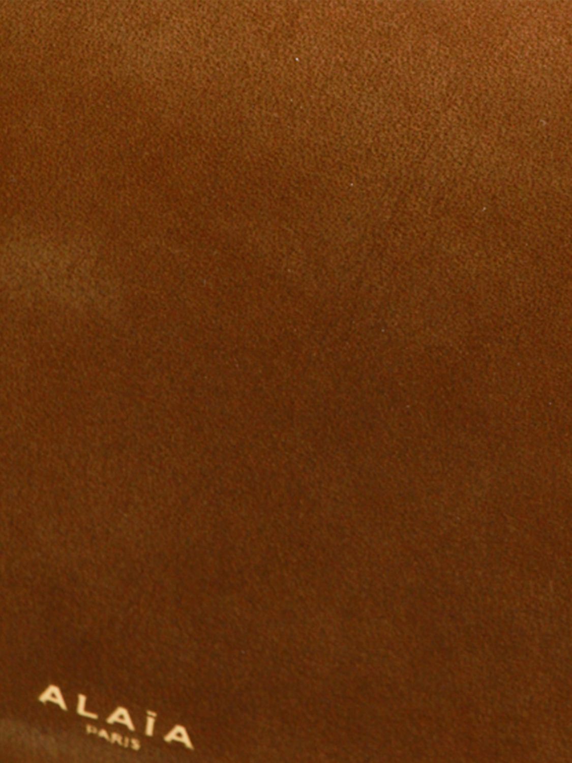 AlaiA Women Alaia Small Le Bouledogue Calfskin Leather And Nubuck Bowling Bag ALAIA