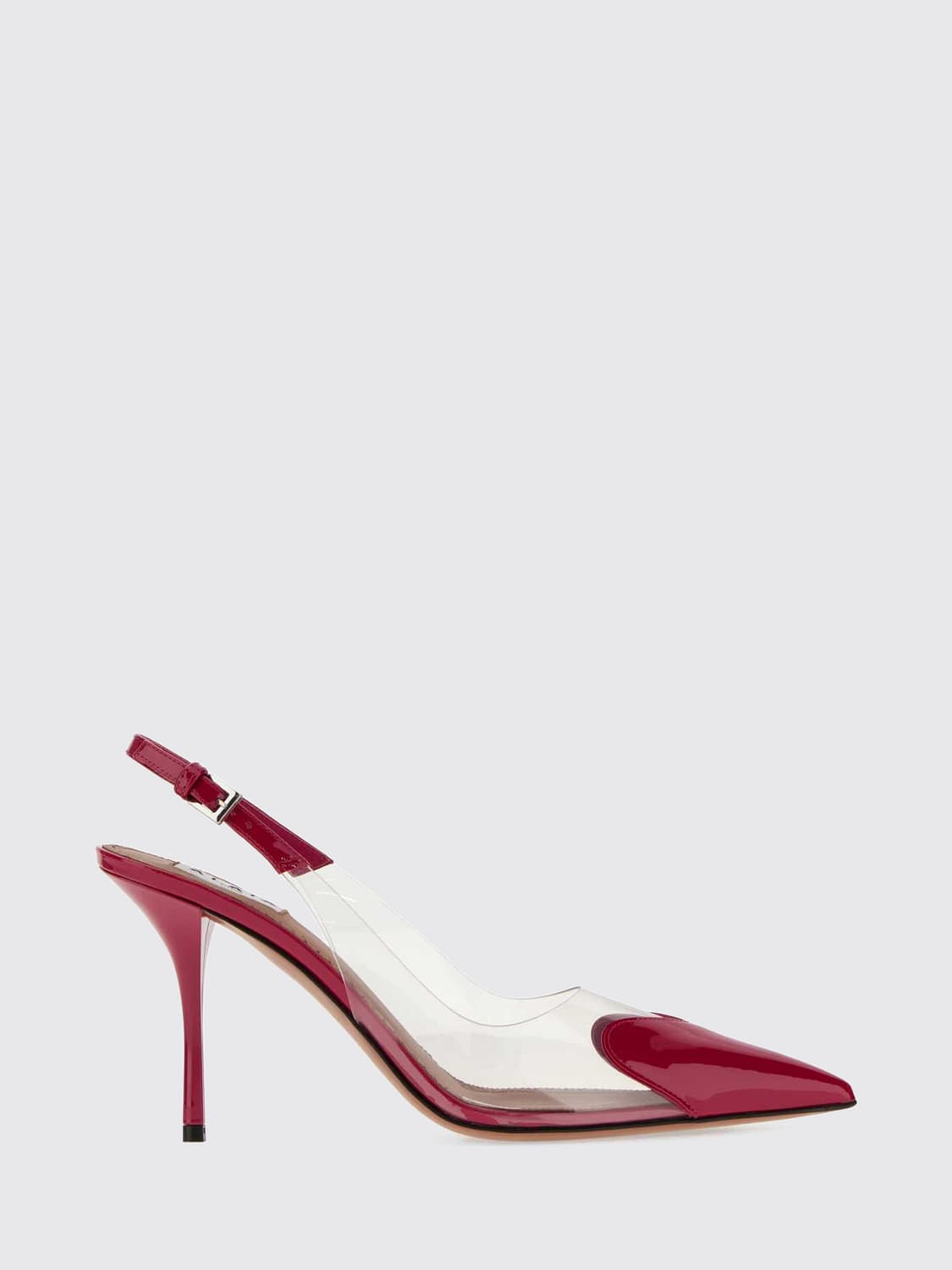Alaia Women Le Cœur Patent Leather And Pvc Slingback Pumps Alaia With A Stiletto Heel ALAIA