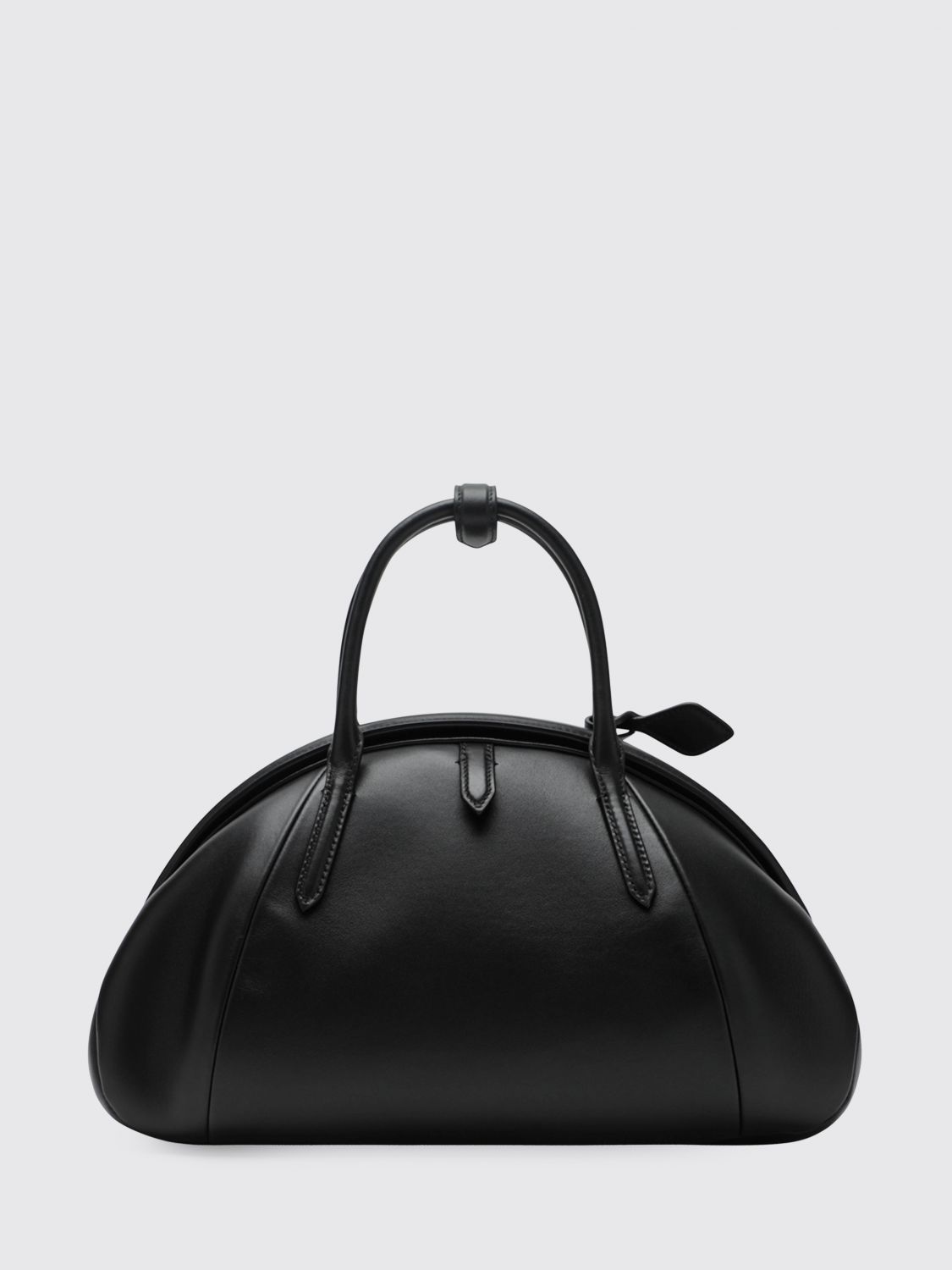 AlaiA Women Alaia Medium Purse Smooth Calfskin Leather Handbag With Snap Closure ALAIA