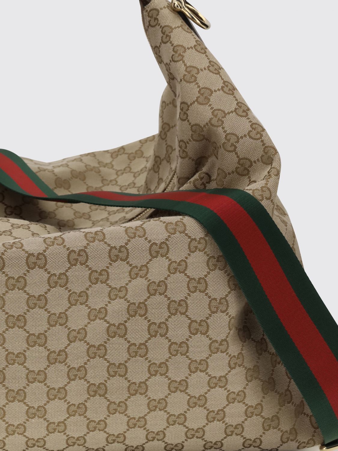 Gucci Men Gucci Large Brera Gg Monogram Jacquard Fabric Shoulder Bag GUCCI